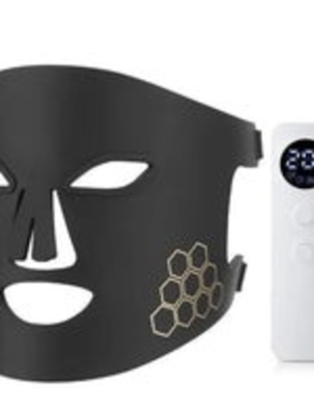 LED Light Therapy Face Mask - Black